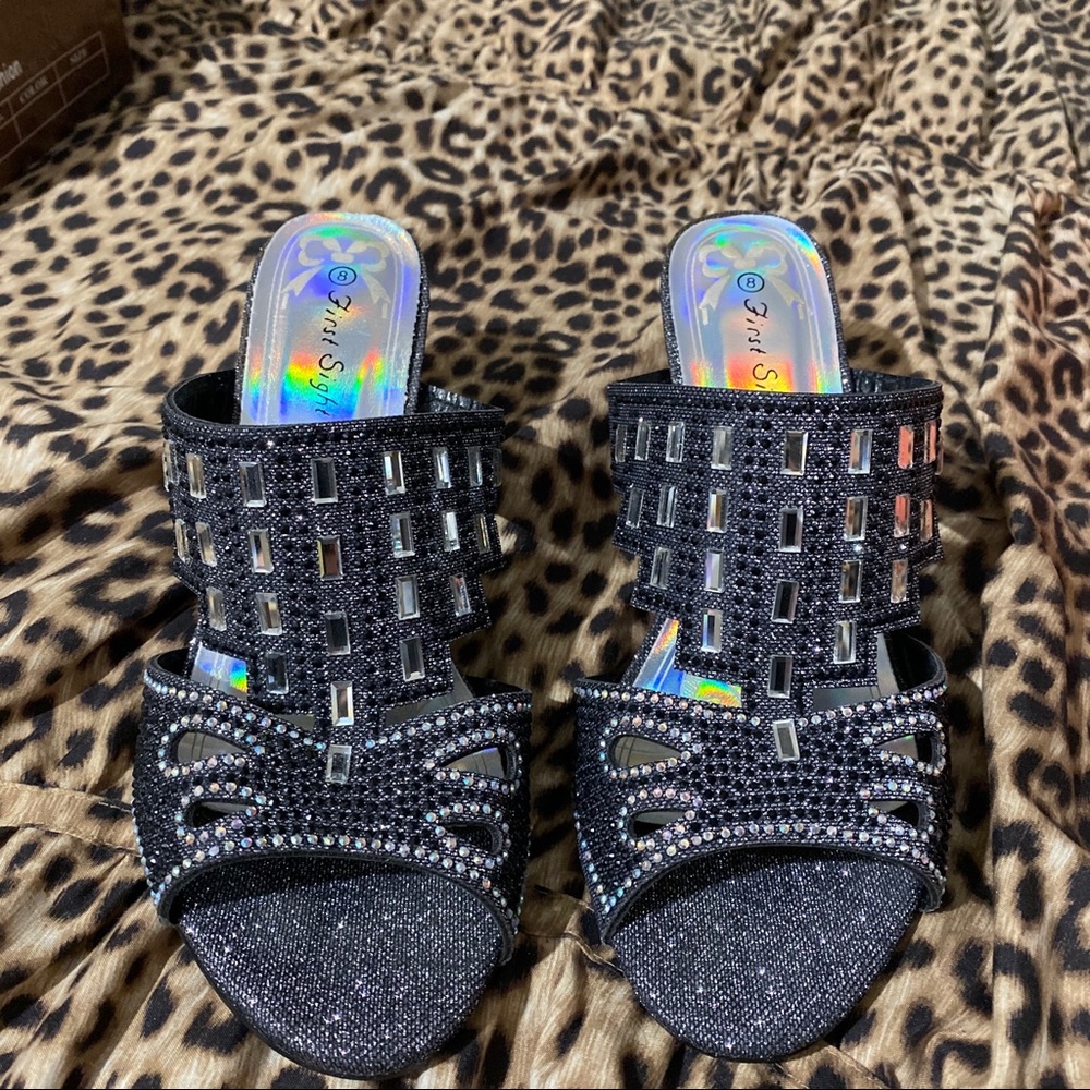 First Sight Crystal Heels